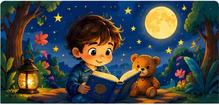 Bright Cartoon storybook style sample