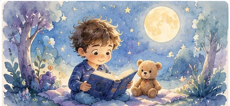 Watercolor Dream storybook style sample